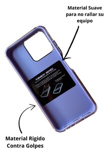 Foto 3 | Funda Uso Rudo Doble Capa Rainbow Paint Para Zte Axon 50 Lite Violeta