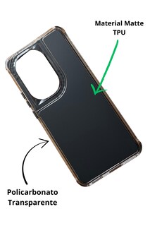 Foto 2 | Funda Uso Rudo Doble Capa Rainbow Paint Para Oppo Reno 11 Negro