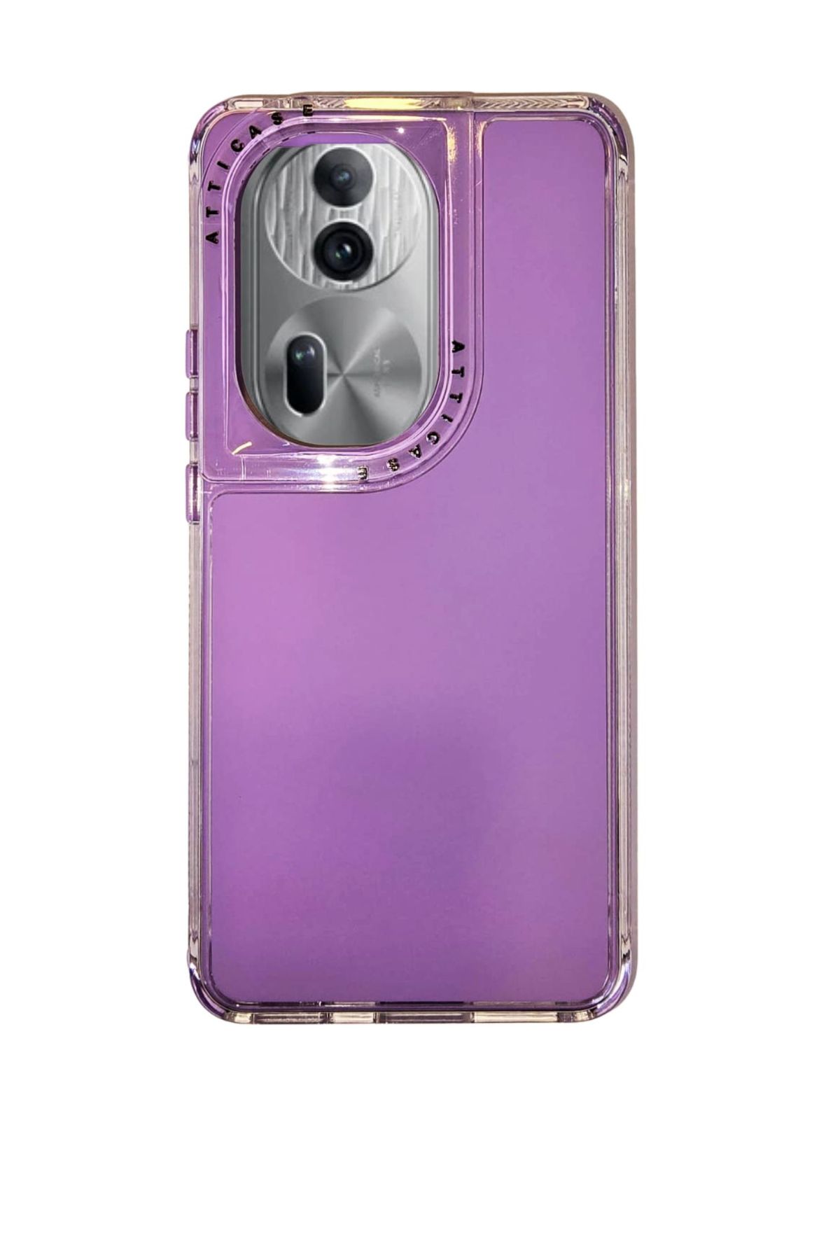 Funda Uso Rudo Doble Capa Rainbow Paint Para Oppo Reno 11 Violeta