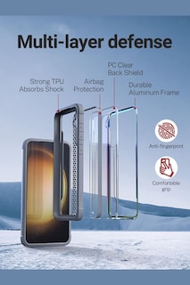 Foto 5 | Funda Aluminio Raptic Shield Uso Rudo Para Samsung S24 Iridicente