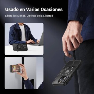 Foto 4 | Funda Ugreen Lp763 Magsafe Con Soporte Iphone 15 Pro