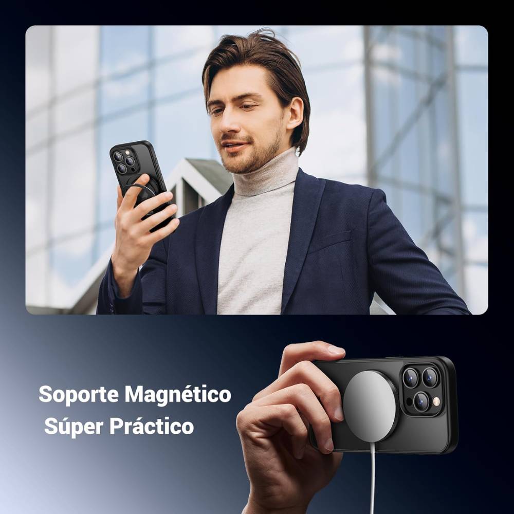 Foto 9 pulgar | Funda Ugreen Lp763 Magsafe Con Soporte Iphone 15 Pro