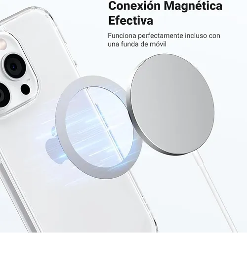 Foto 3 pulgar | 4 Xtellar Pack, Anillo De Metal Magnético,para Auto Cargador Magsafe