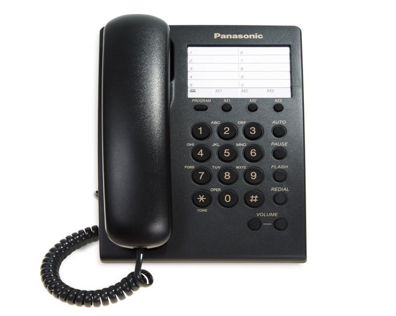 Foto 2 pulgar | Telefono Panasonic Alambrico Kx-ts500 Negro