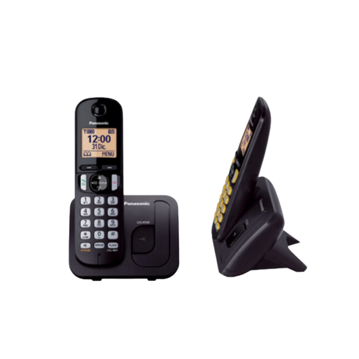 Foto 2 | Teléfono Inalámbrico Panasonic color Negro