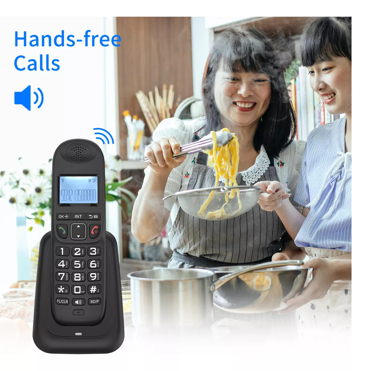 Foto 4 pulgar | Teléfono Inalámbrico Con Contestador Automático Eo Safe Imports Esi-8620 Blanco