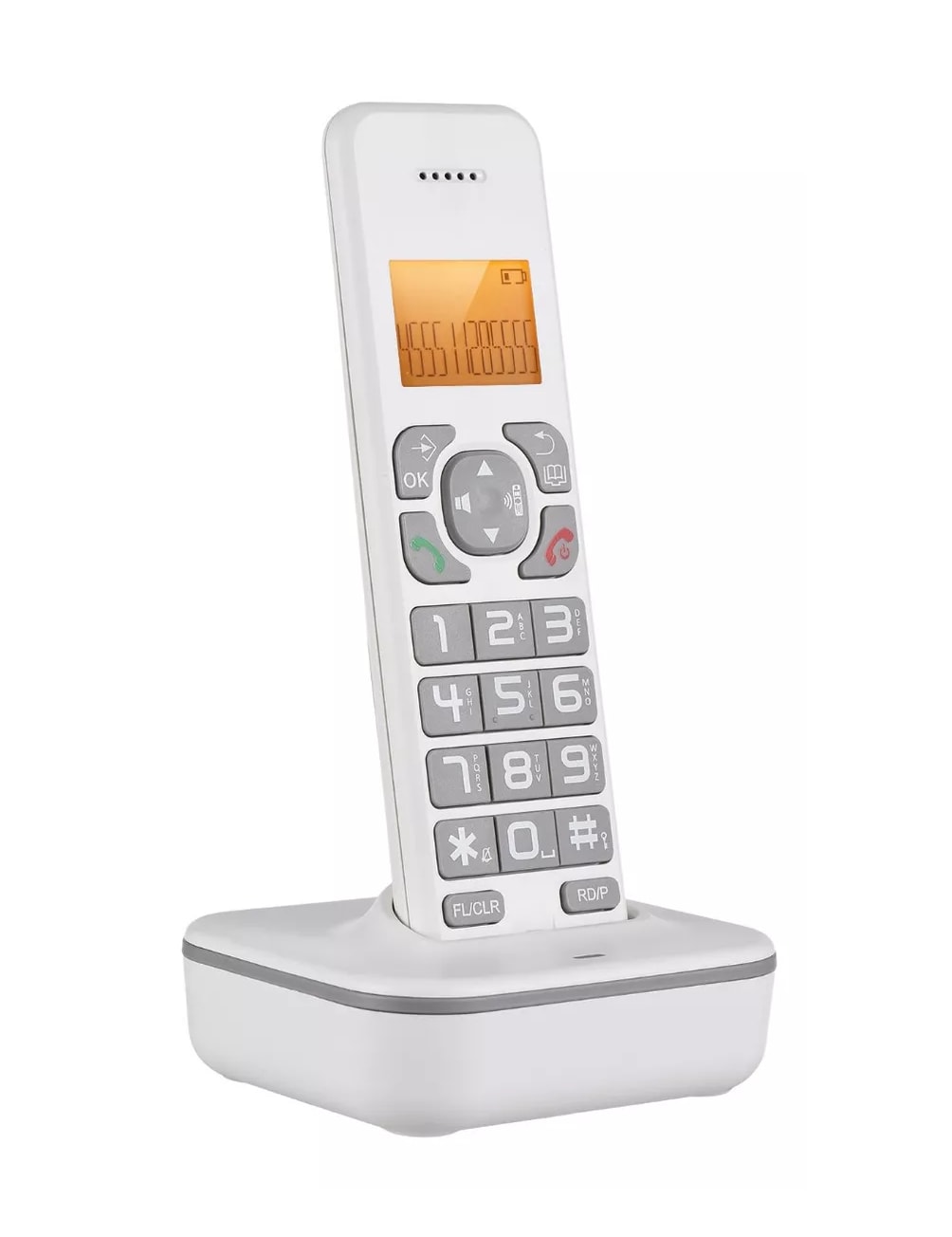 Teléfono Inalámbrico Con Contestador Automático Blanco $1,749