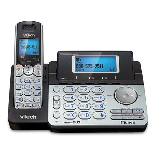 Foto 2 | Teléfono inalámbrico VTech DS6151 DECT6.0 de 2 líneas con 1 auricular DS6101