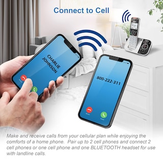 Foto 3 | Teléfono Inalámbrico Vtech Vs112 Dect 6.0 Bluetooth con Bloqueador de Llamadas y Contestador Digital