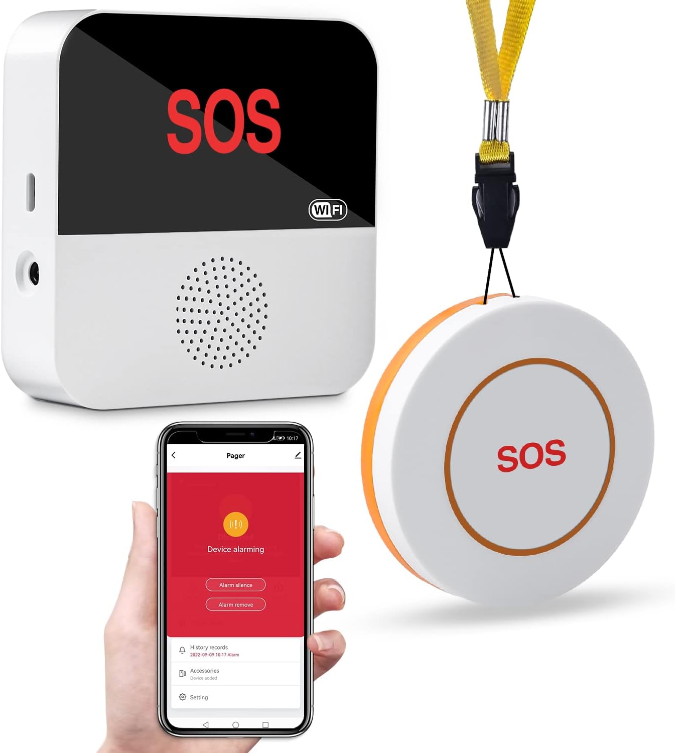 Venta Internacional - Alarma Buscapersonas Jieyou Wifi Inalámbrico con Control Inteligente