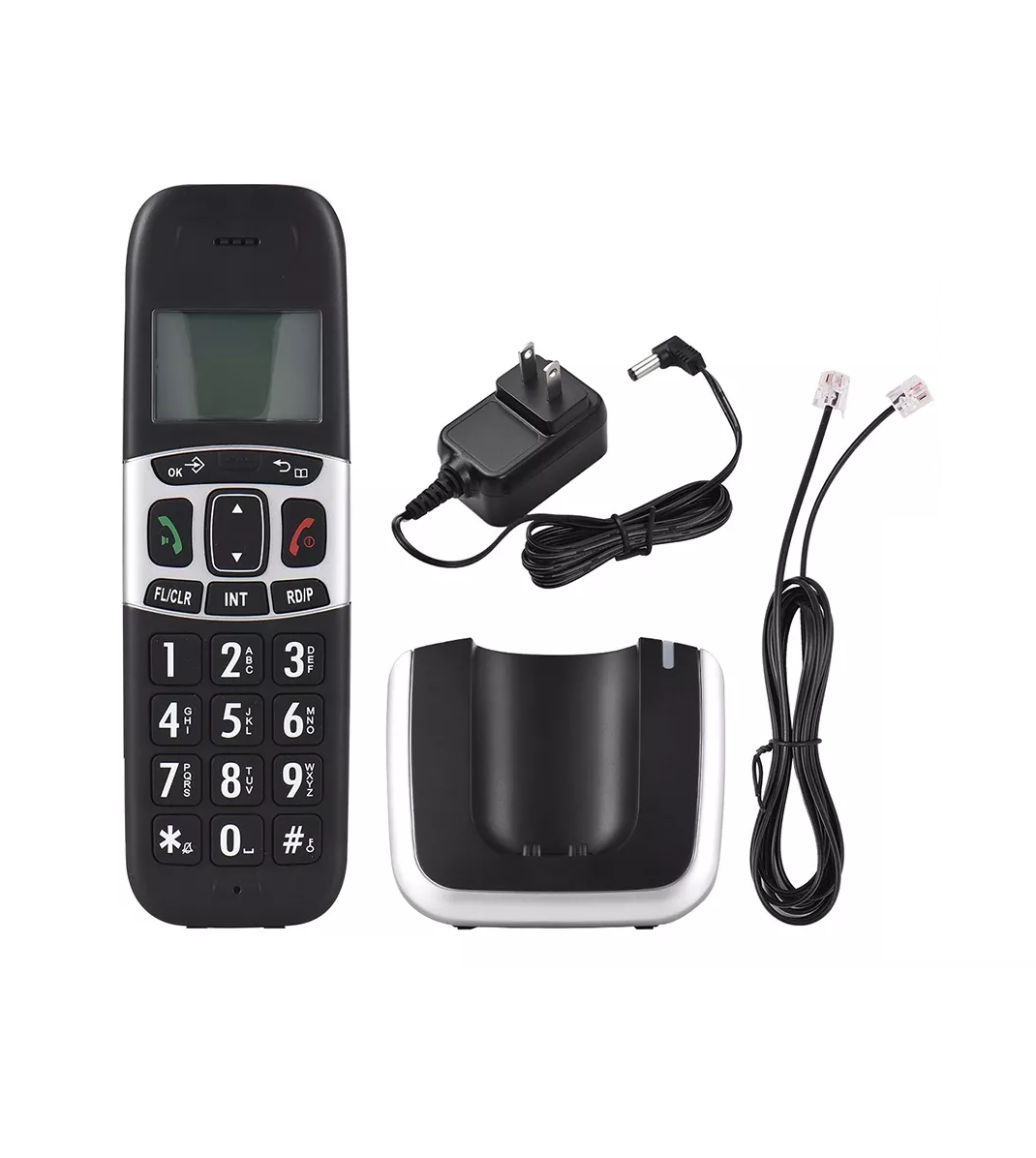 Foto 1 | Telefono Expandable Cordless Phone System With 3 Lines Negro Gris