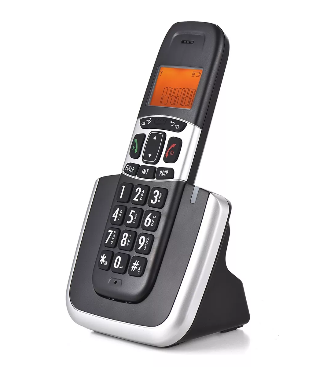 Foto 3 pulgar | Telefono Expandable Cordless Phone System With 3 Lines Negro Gris