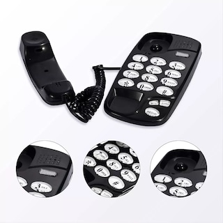 Foto 2 | Telefonos Fijos Alambrico Casa Oficina Hotel Eo Safe Imports Esi-12629 Negro