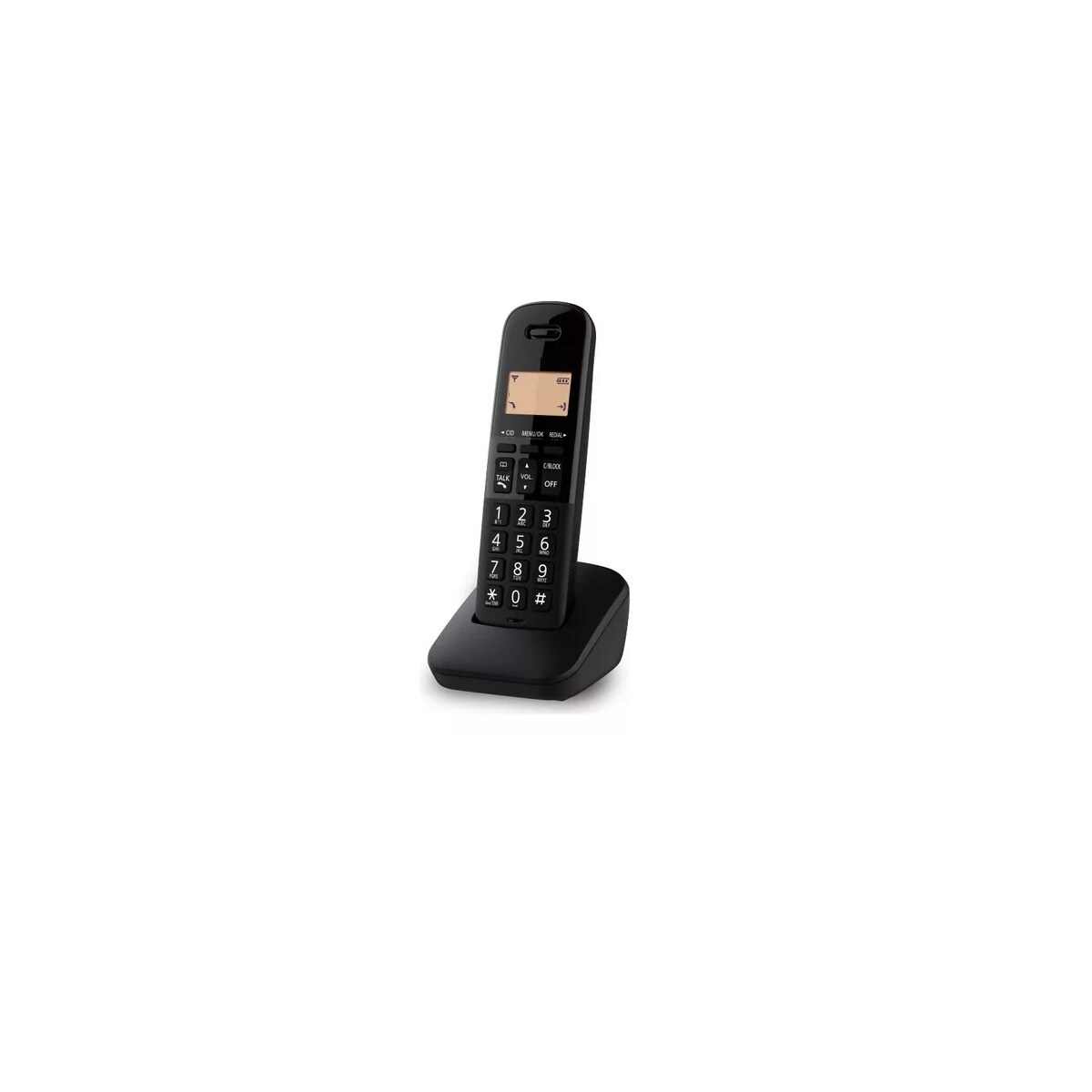 Teléfono Inalámbrico  Eo Safe Imports Esi-12625 Negro $1,279