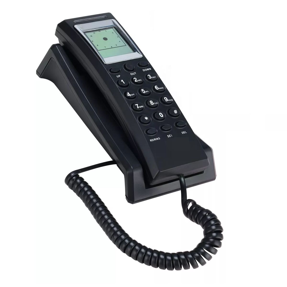 Foto 1 | Teléfono Fijo Colgar Pared Con Identificador De Llamadas  Eo Safe Imports Esi-12627 Negro