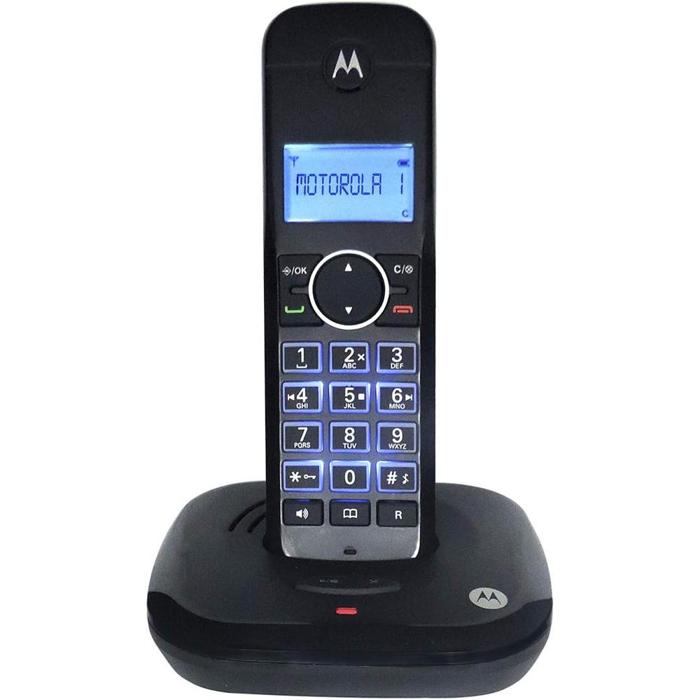 Foto 2 pulgar | Teléfono Inalámbrico Motorola Moto550CE Negro con Contestadora y Altavoz