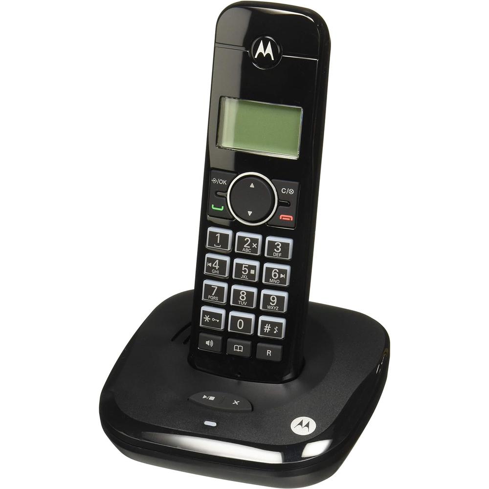 Foto 3 pulgar | Teléfono Inalámbrico Motorola Moto550CE Negro con Contestadora y Altavoz