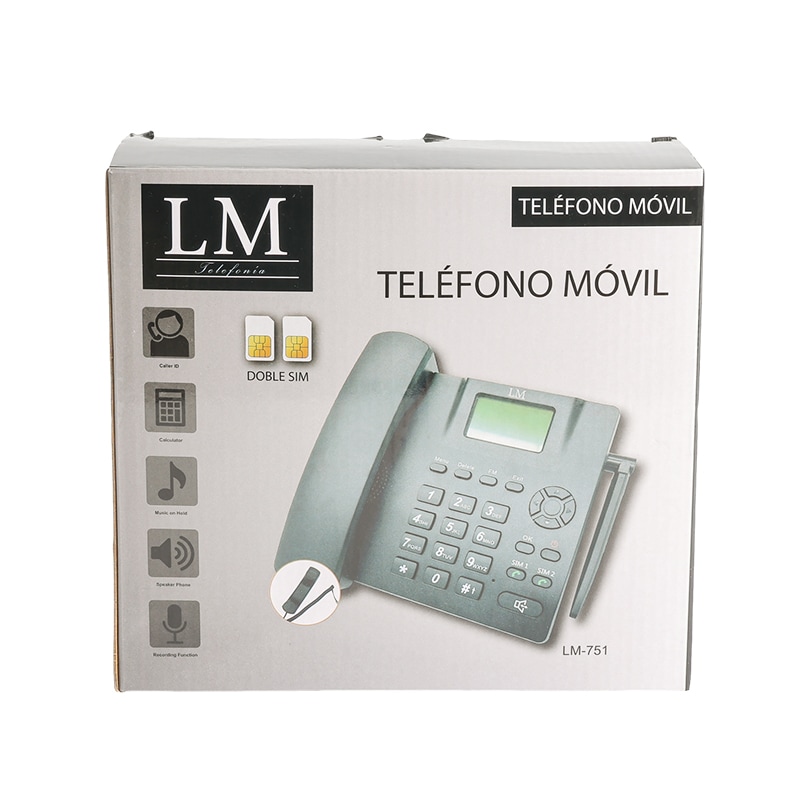 Teléfono Inalámbrico Color Negro Mod. Lm-751 $899