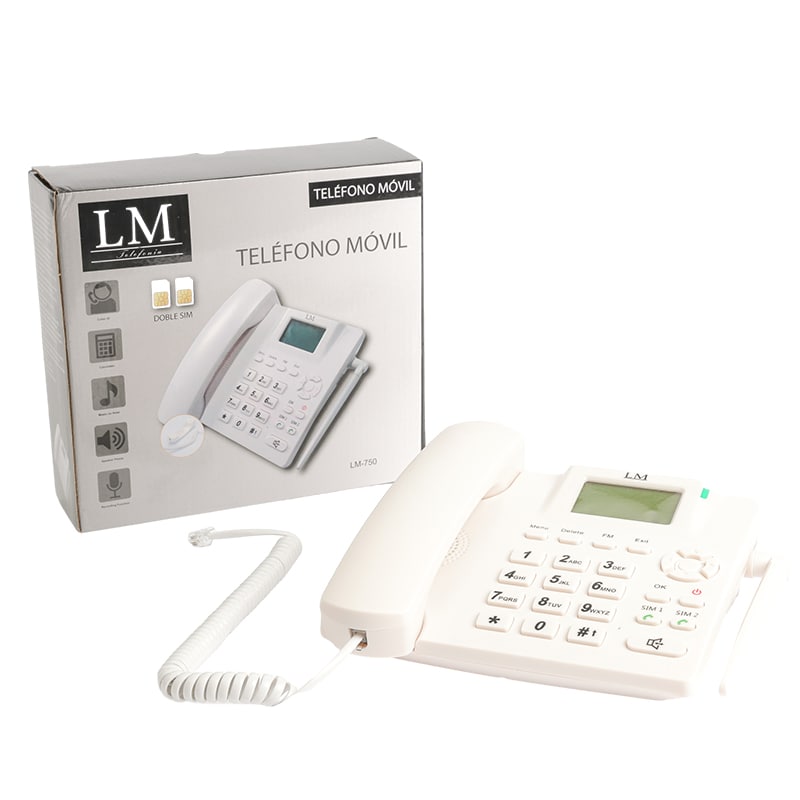 Teléfono Inalámbrico Lm 750 Blanco $999