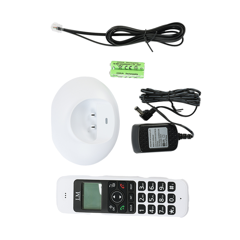 Foto 1 | Teléfono Inalámbrico LM Lm-521-2 Blanco