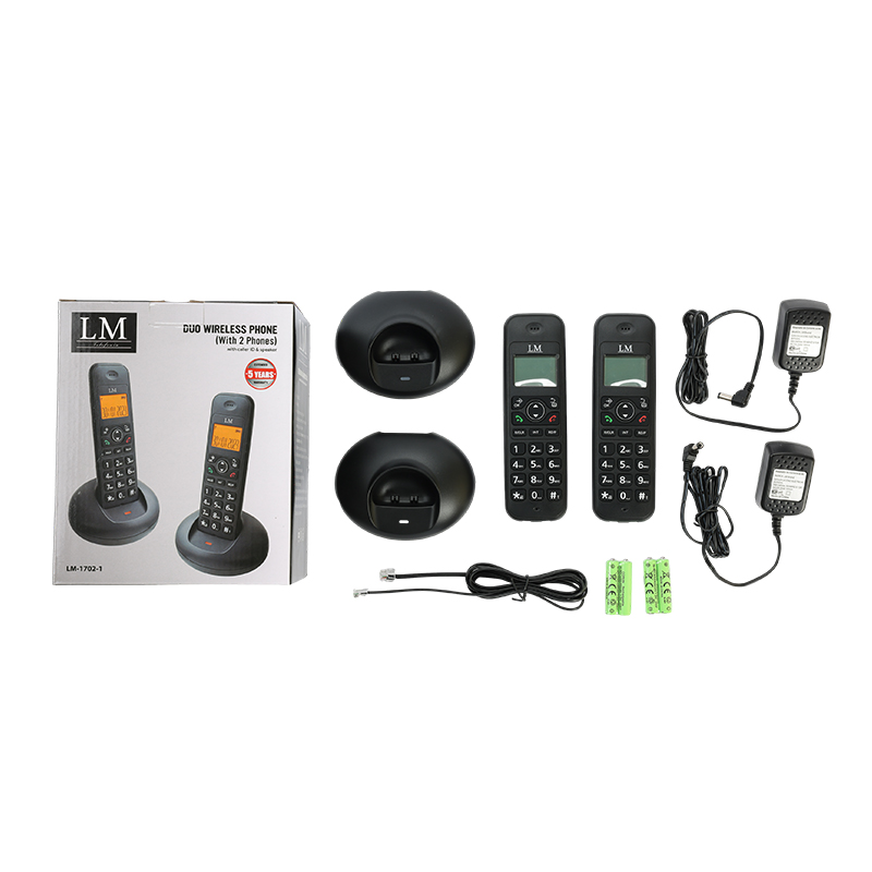Foto 1 | Teléfono Inalámbrico LM 1702-1 Negro