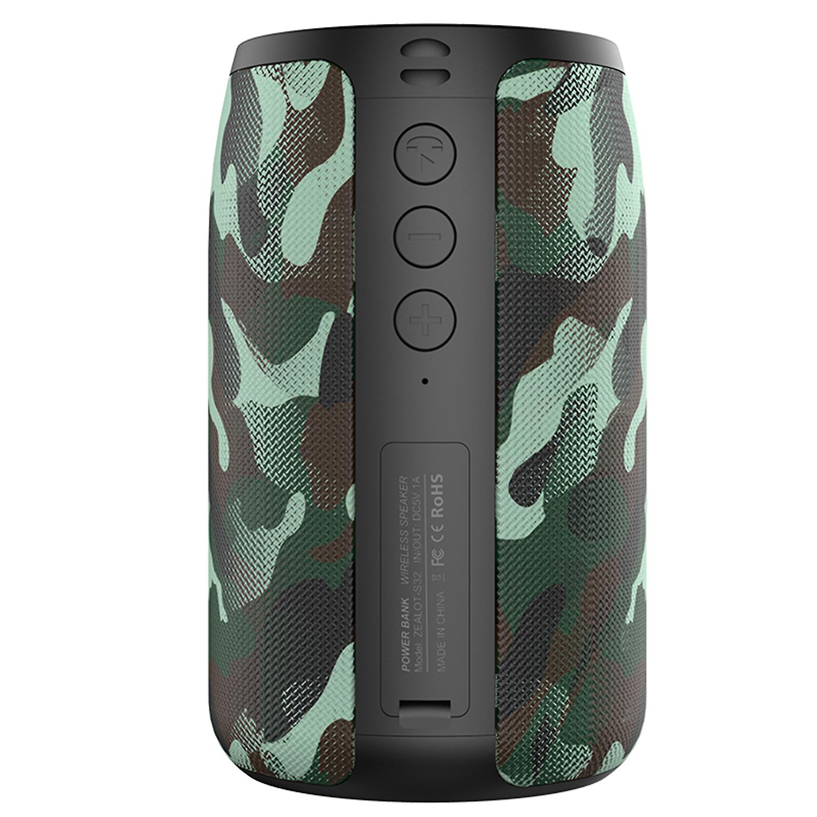 Foto 3 pulgar | Altavoz Bluetooth Inalámbrico Mini Portátil De Camuflaje - Venta Internacional.