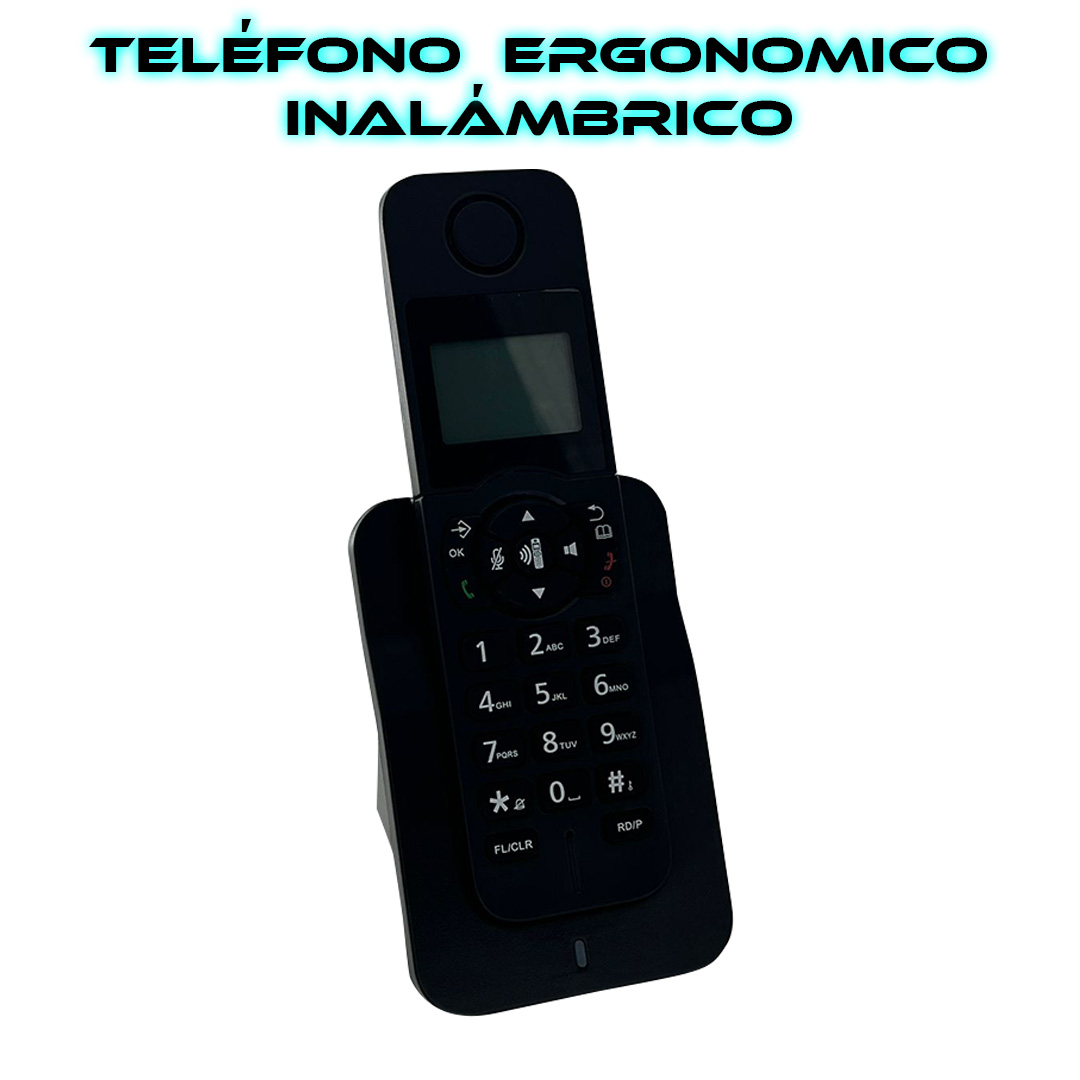 Foto 3 pulgar | Teléfono Inalámbrico D1005-bk Con Botones Grandes Para Oficina