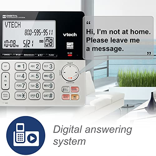 Foto 4 pulgar | Teléfono con Cable/inalámbrico Vtech Vg208 Dect 6.0 con Contestador Automático - Venta Internacional
