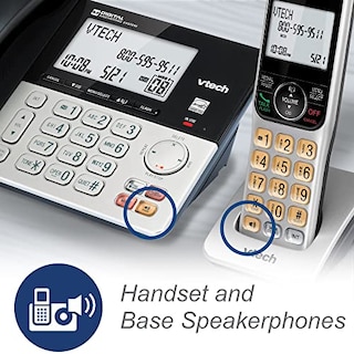 Foto 6 | Teléfono con Cable/inalámbrico Vtech Vg208 Dect 6.0 con Contestador Automático - Venta Internacional