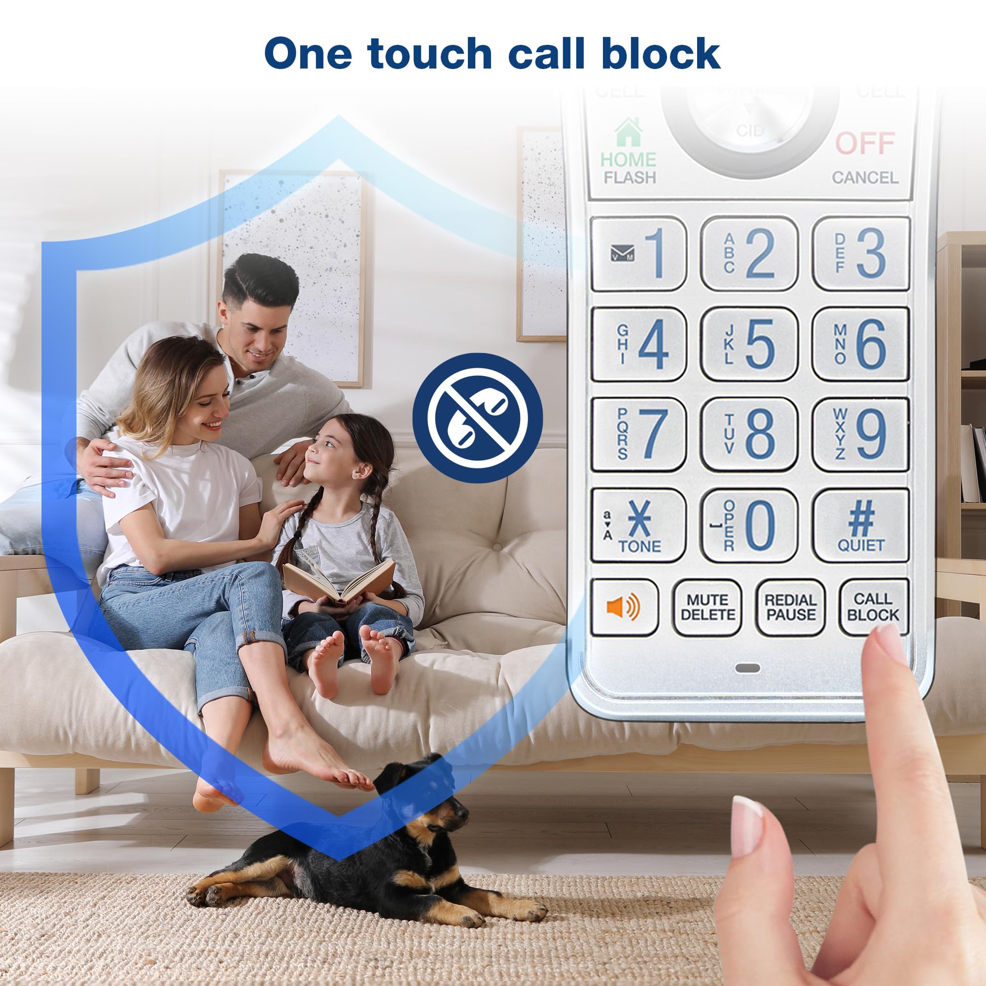 Foto 4 pulgar | Teléfono Inalámbrico Vtech Is8151-2 De Súper Largo Alcance Con Contestador Automático - Venta Internacional.
