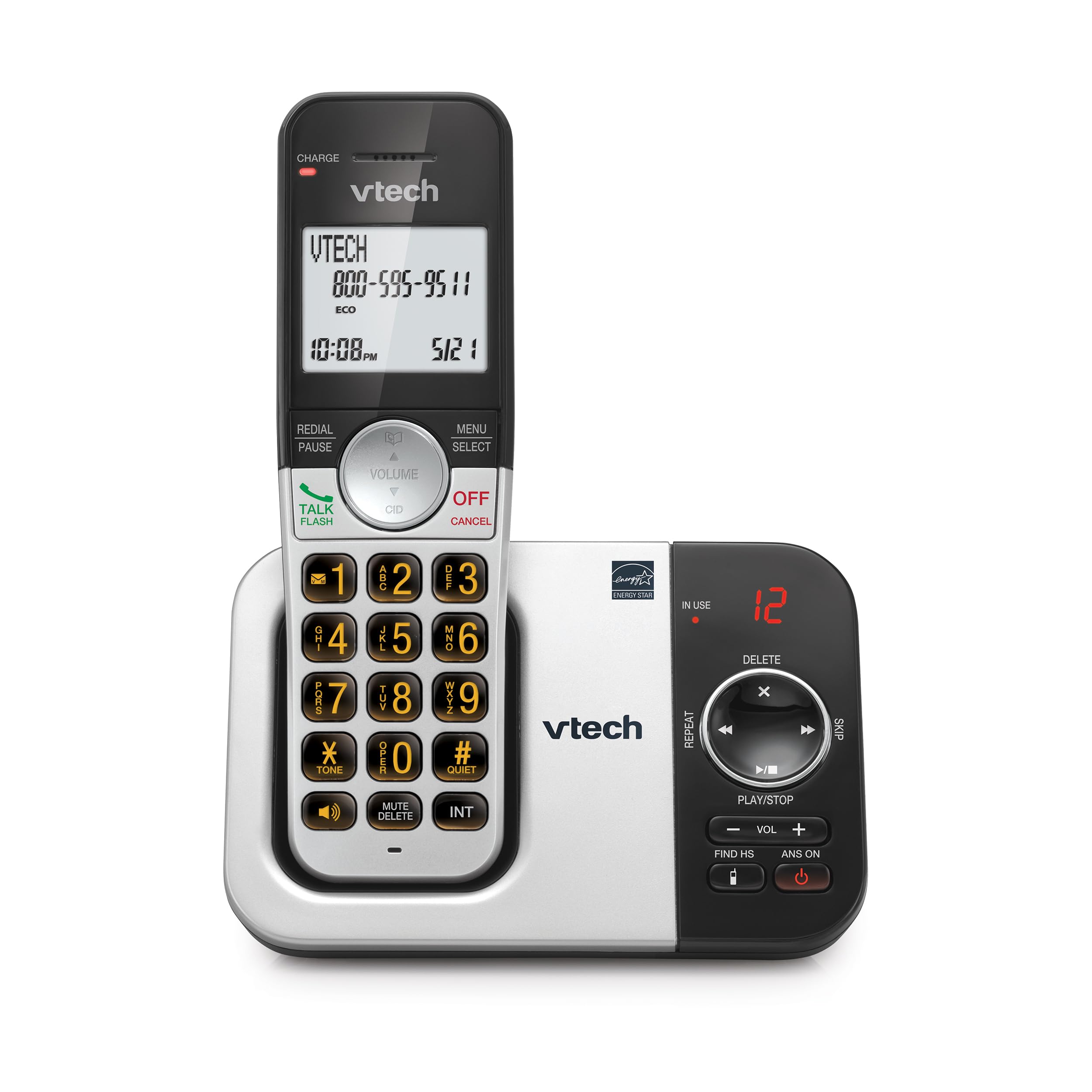 Foto 1 | Teléfono Inalámbrico Vtech Vg232-1 Con Contestador Automático, Identificador De Llamadas - Venta Internacional.