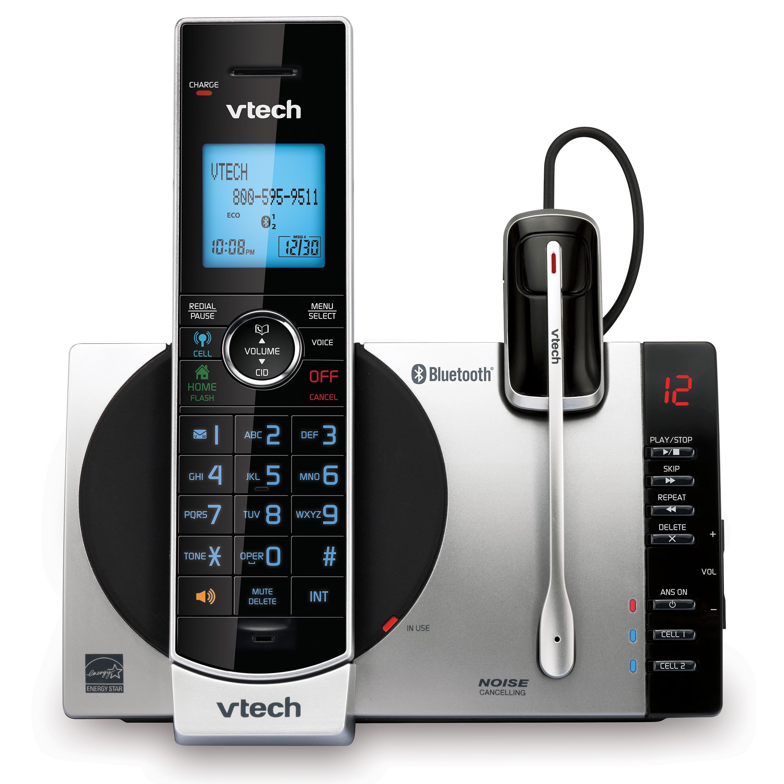 Foto 2 pulgar | Teléfono Inalámbrico Vtech Ds6771-2 Con Contestador Automático Bluetooth - Venta Internacional.