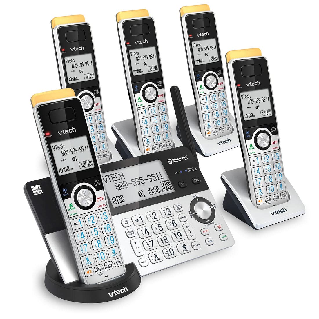 Teléfono Inalámbrico Vtech Super Long Range 5 Handset Dect 6.0 - Venta Internacional. $4,392