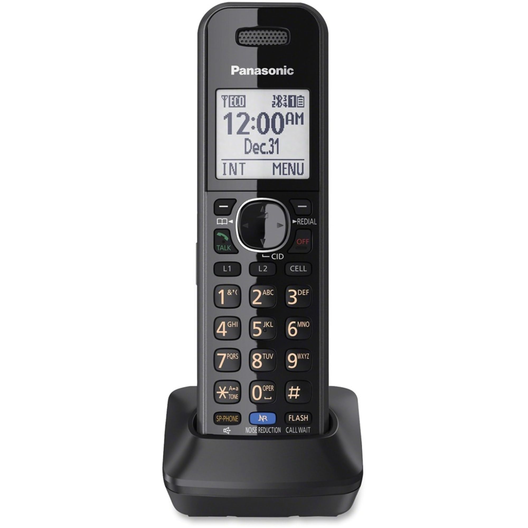 Foto 6 pulgar | Sistema Telefónico Panasonic Kx-tg9581b De 2 Líneas Con 1 Auricular Negro - Venta Internacional.