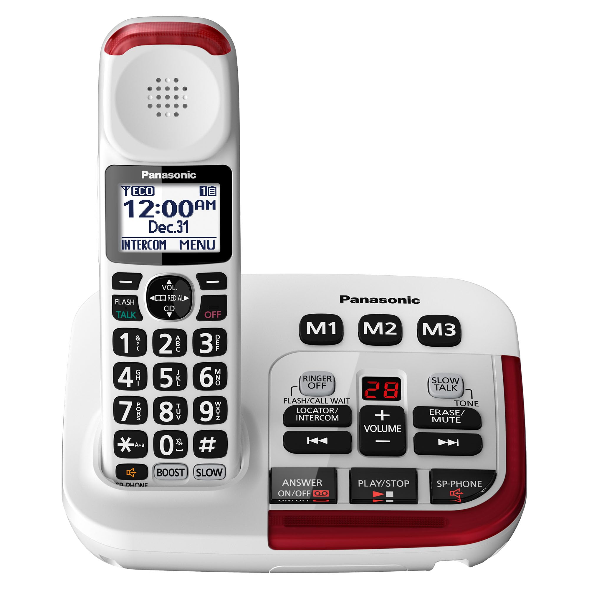 Foto 2 pulgar | Teléfono Inalámbrico Panasonic Kx-tgm420w Amplificado 40db Blanco - Venta Internacional.