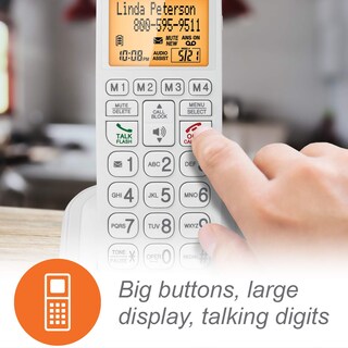 Foto 7 | Teléfono Vtech Dect 6.0 Con Cable E Inalámbrico Con Sistema De Respuesta - Venta Internacional.