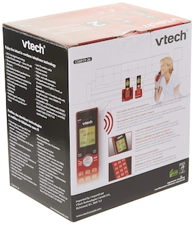 Foto 6 | Teléfono Inalámbrico Vtech CS6919-26 Dect 6.0 con 2 Auriculares Rojo - Venta Internacional