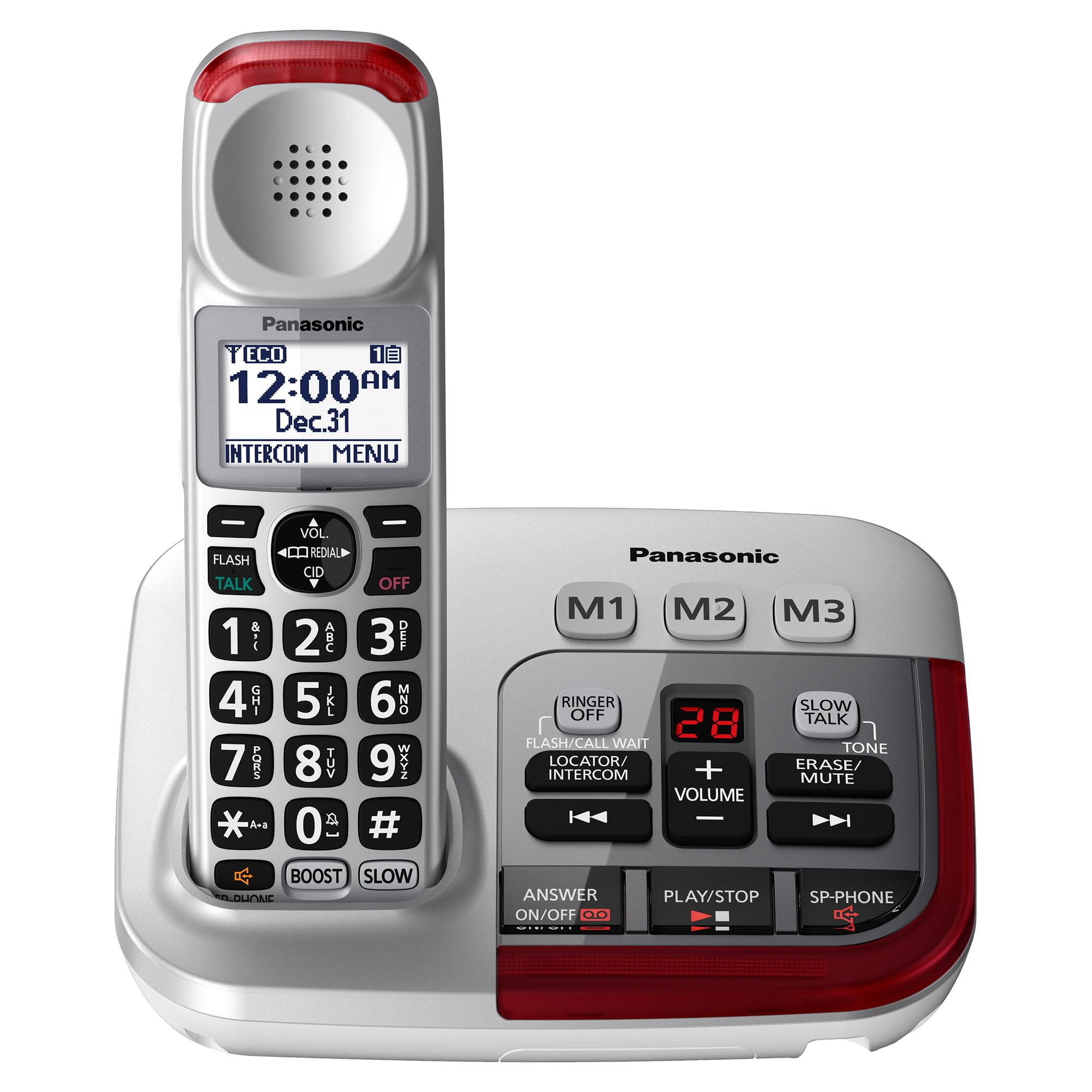 Foto 1 | Teléfono Inalámbrico Panasonic Kx-tgm450s Amplificado 50db Plateado - Venta Internacional.