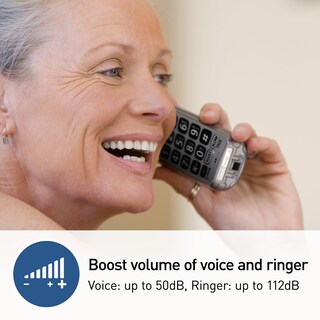 Foto 3 | Teléfono Inalámbrico Panasonic Kx-tgm450s Amplificado 50db Plateado - Venta Internacional.