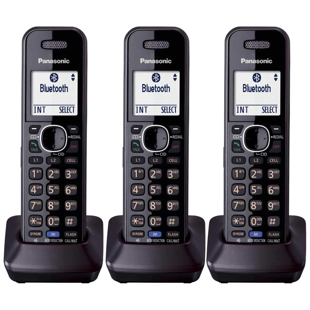 Foto 2 pulgar | Auricular de Expansión Inalámbrico Panasonic KXTGA950B Paquete de 3 - Venta Internacional