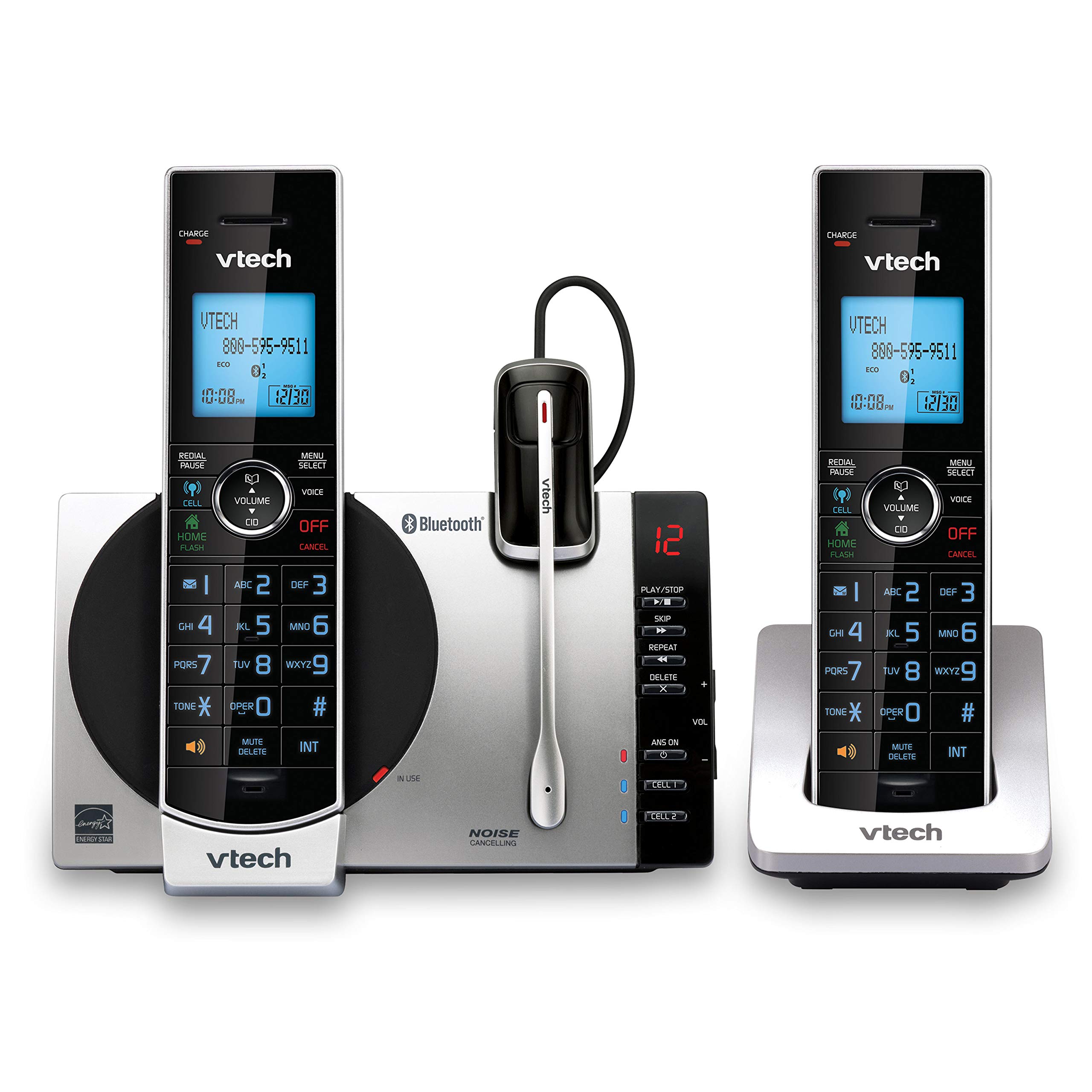 Teléfono Inalámbrico Vtech Connect To Cell Ds6771-3 Dect 6.0 - Venta Internacional