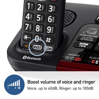 Foto 3 | Teléfono Inalámbrico Panasonic Kx-tgm430b Amplificado Con Conversación Lenta - Venta Internacional.