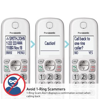 Foto 5 | Teléfono Inalámbrico Panasonic Kx-tgd864w con Contestador Automático - Venta Internacional