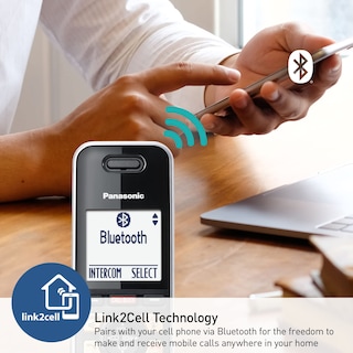 Foto 4 | Teléfono Inalámbrico Panasonic Kx-tgf973b con Bloqueo de Llamadas y Bluetooth - Venta Internacional