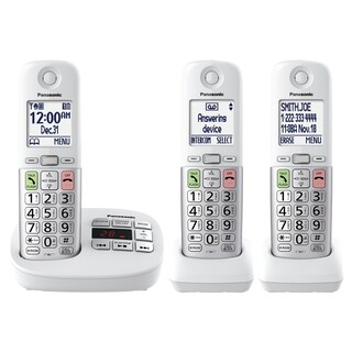 Foto 1 | Teléfono Inalámbrico Panasonic Kx-tgu433w Con Pantalla Grande Y Botones - Venta Internacional.