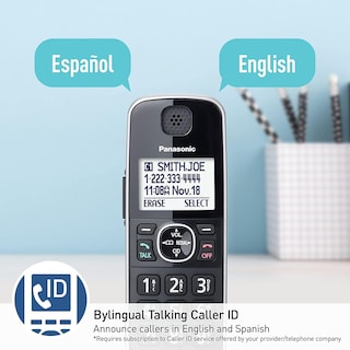 Foto 7 | Sistema Telefónico Inalámbrico Panasonic Kx-tge675b con 5 Auriculares - Venta Internacional