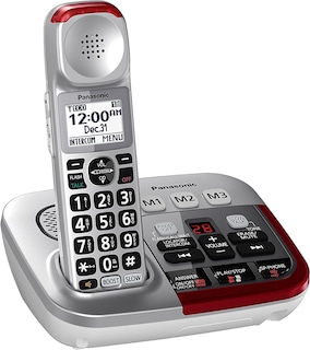Foto 3 | Teléfono Inalámbrico Amplificado Panasonic Kx-tgm450s Con 2 Auriculares - Venta Internacional.