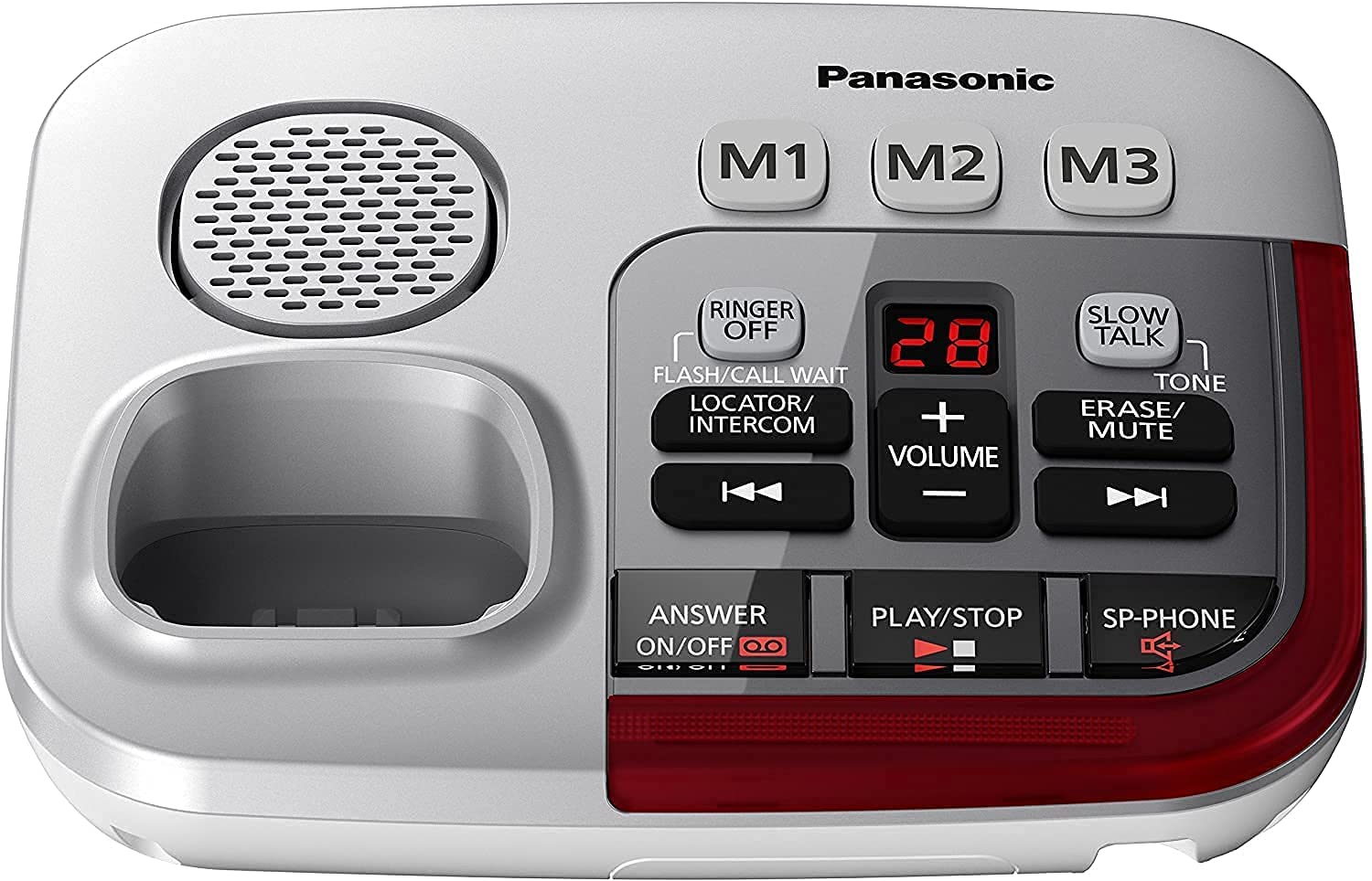 Foto 7 pulgar | Teléfono Inalámbrico Amplificado Panasonic Kx-tgm450s Con 2 Auriculares - Venta Internacional.