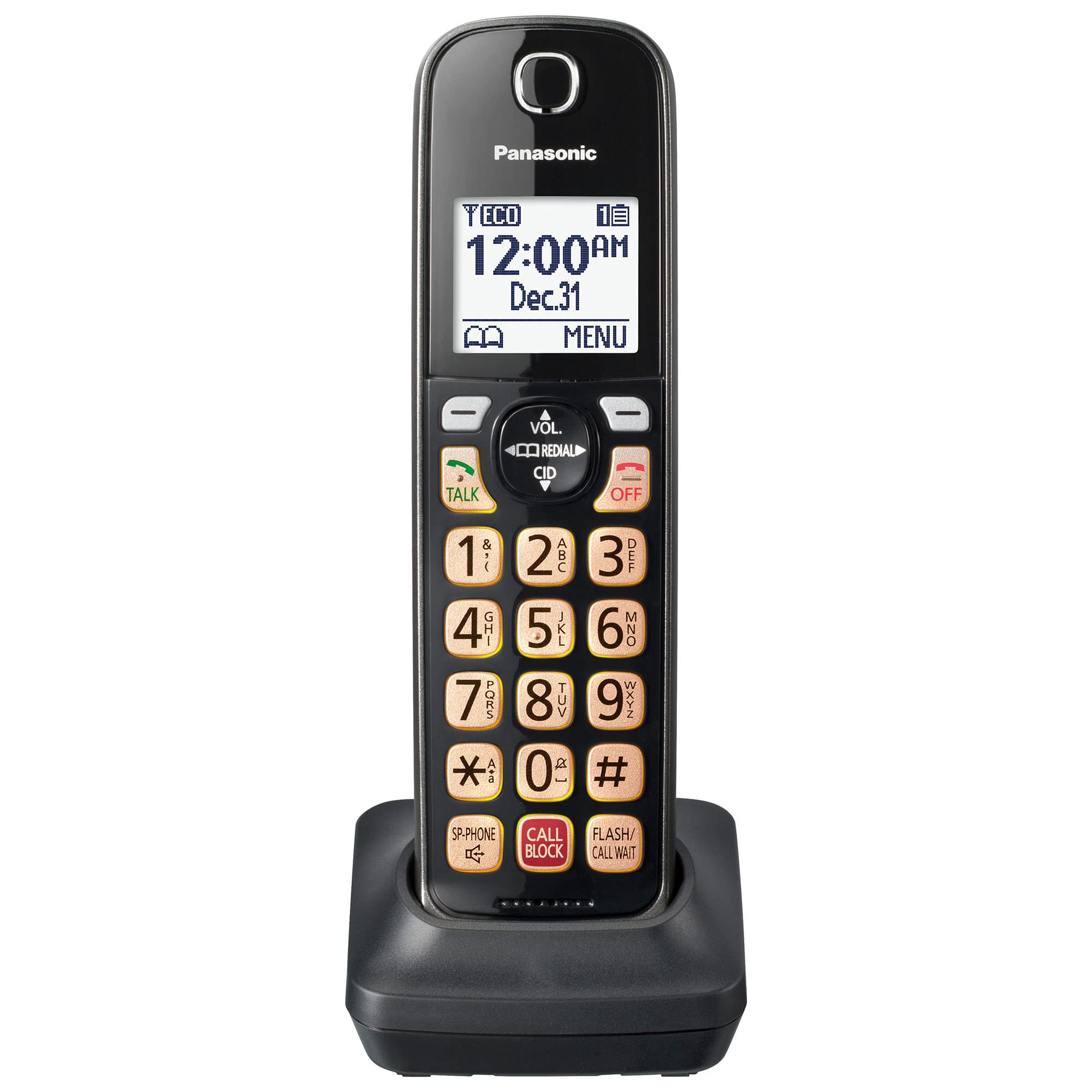 Foto 4 pulgar | Teléfono Inalámbrico Panasonic Kx-tgda83m Negro - Venta Internacional