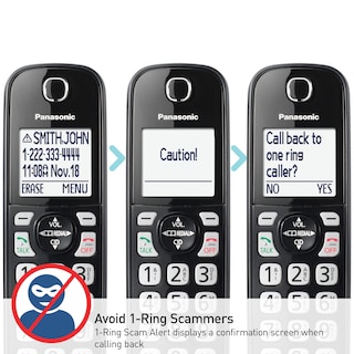 Foto 4 | Teléfono Inalámbrico Panasonic Kx-tgd810b con Bloqueo de Llamadas Avanzado - Venta Internacional